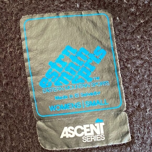 Eastern Mountain Sports POLARTEC Women's Black Gray Half Zip Fleece - Size S - Picture 5 of 7